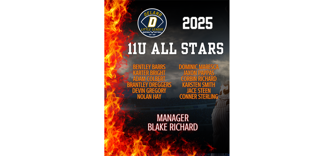 11u Baseball All-Stars 2025